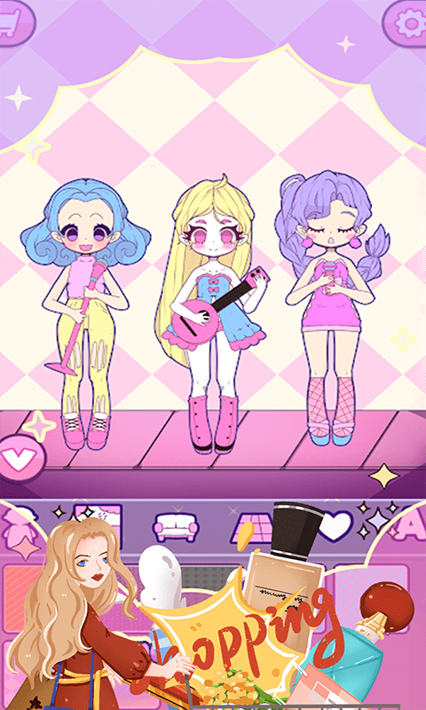 时尚娃娃生日会游戏截图3