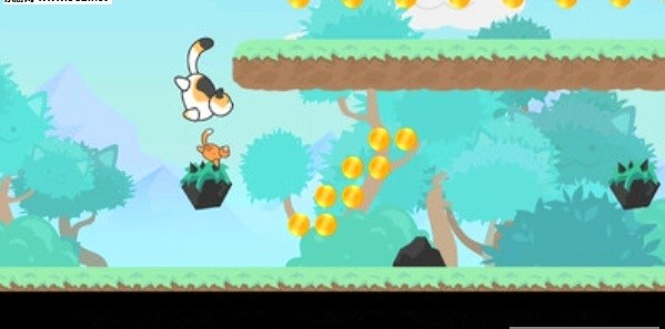 橘猫跑酷游戏截图1