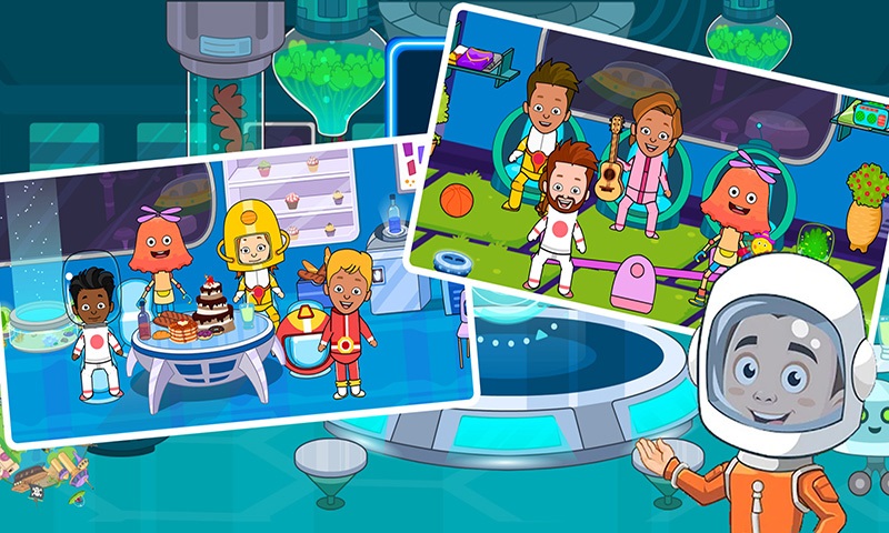 小小星球宇航站游戏截图2