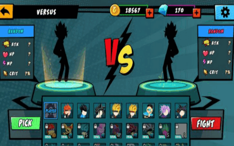 火柴人龙珠之战游戏截图1