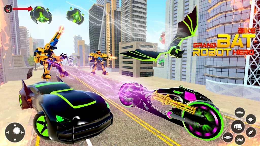 蝙蝠机器人大战游戏截图2