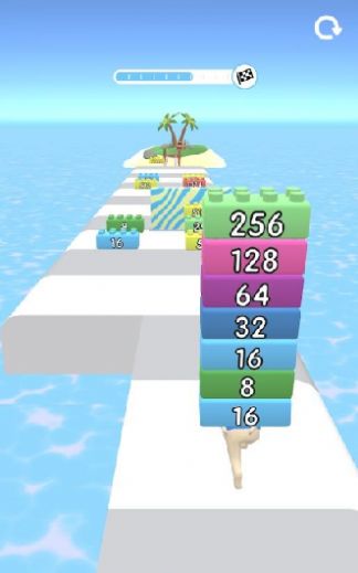 2048积木跑游戏截图1