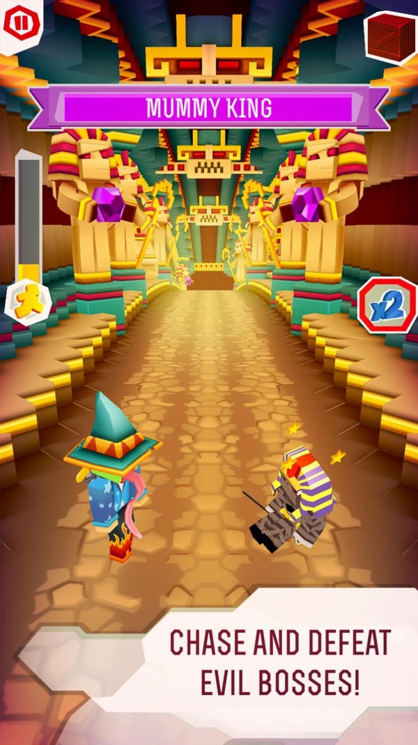 方块人工艺跑酷游戏截图3