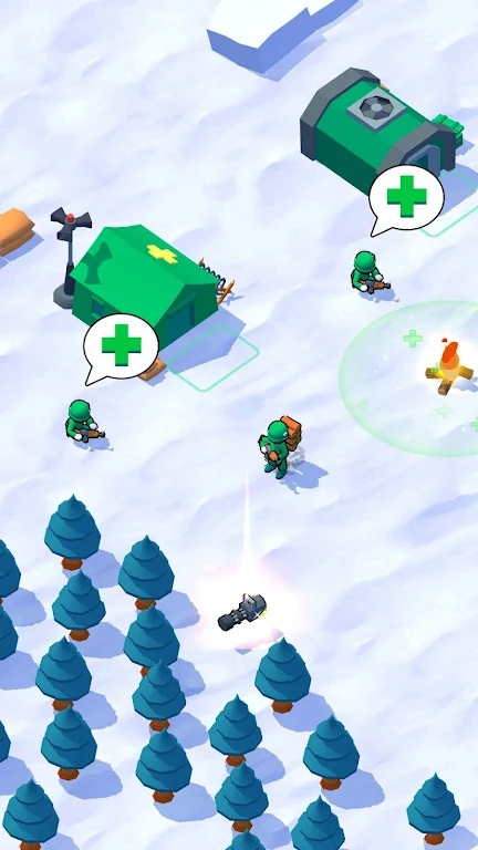 火柴人雪地战争游戏截图3