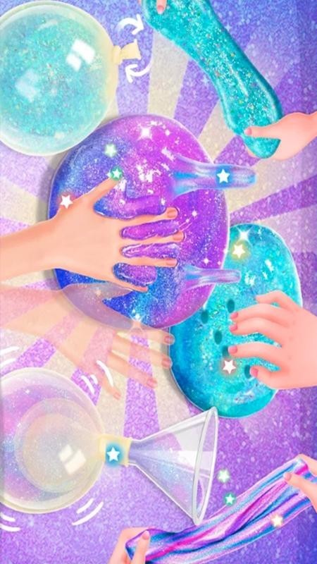 史莱姆独角兽彩泥制造游戏截图1