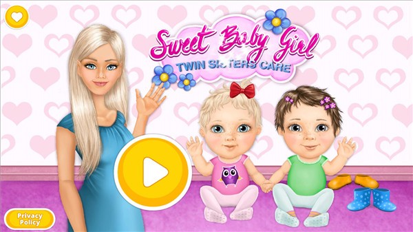 可爱的双胞胎姐妹游戏截图2