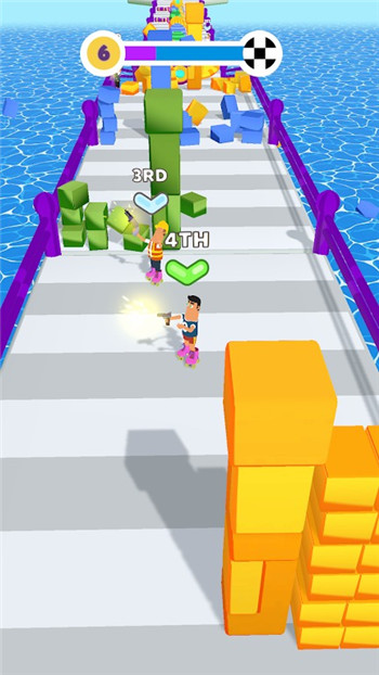 滚枪人赛跑游戏截图3