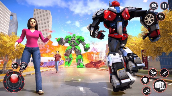 飞行消防员机器人游戏截图2