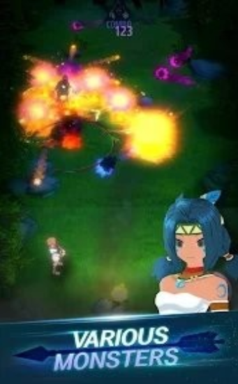 夜间弓箭手游戏截图1