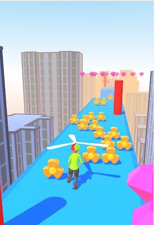 直升机小子跑酷游戏截图2