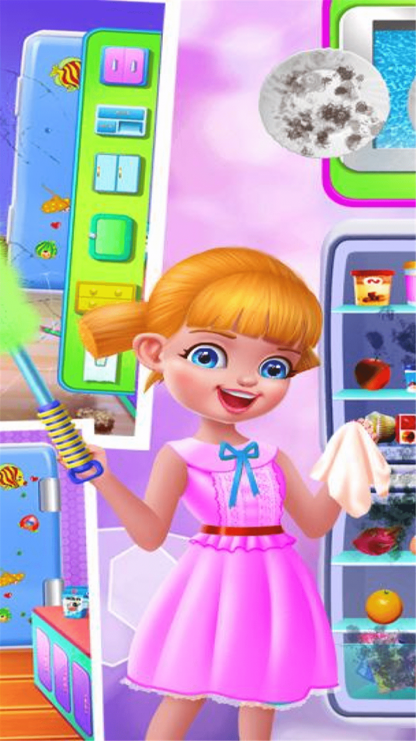 家庭房子卫生打扫游戏截图3