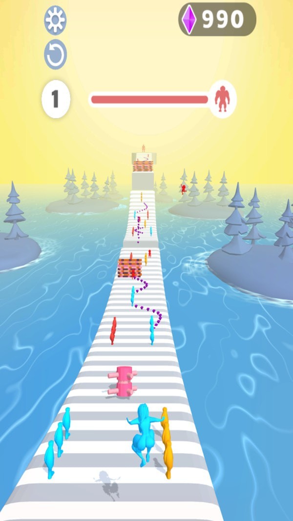 大腿闯关比赛游戏截图1