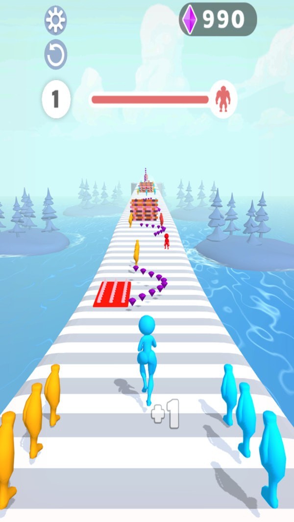 大腿闯关比赛游戏截图3