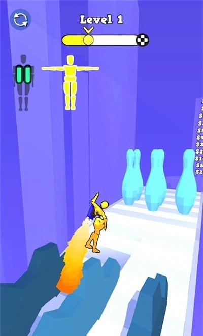 布娃娃喷气背包游戏截图3