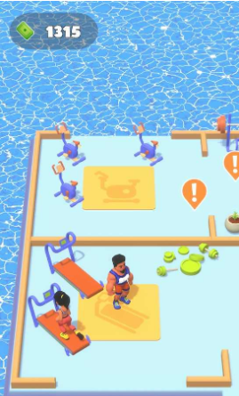 街机闲置健身房游戏截图2