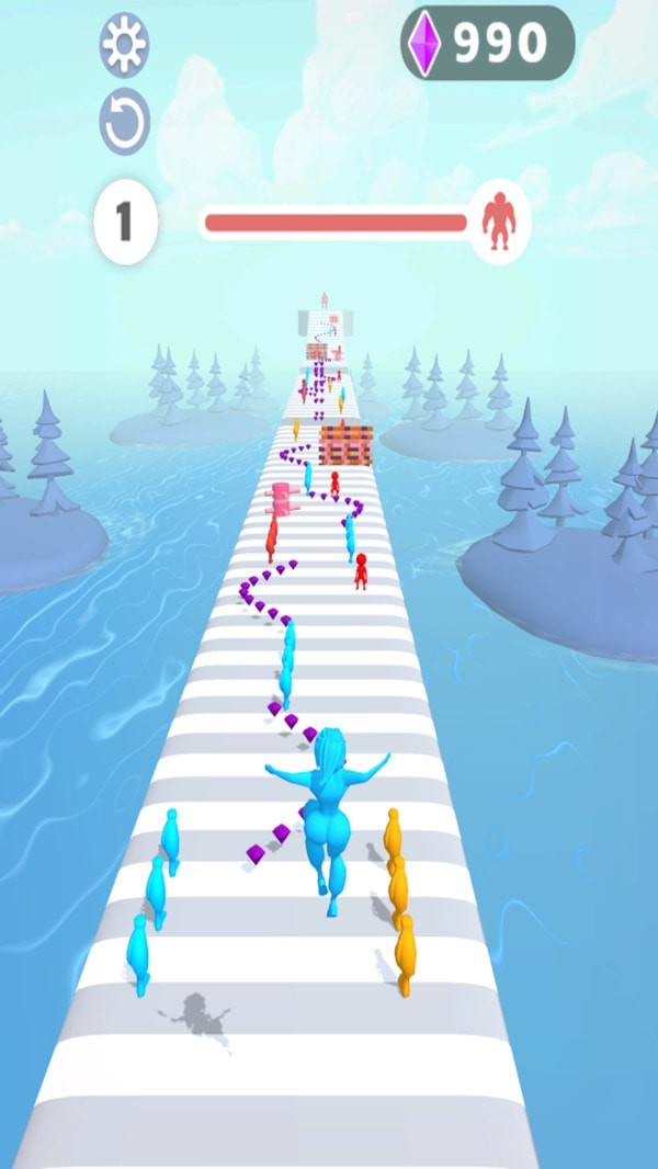 大腿闯关比赛游戏截图2