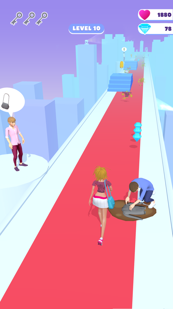 化妆跑酷游戏截图3