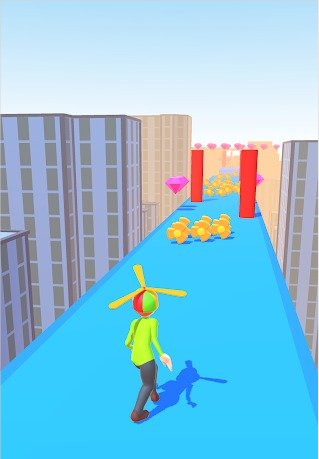 直升机小子跑酷游戏截图1