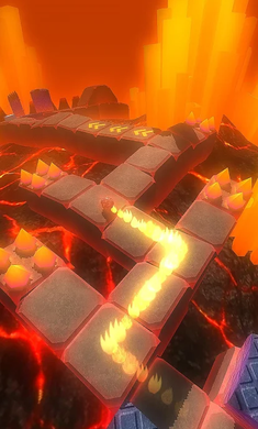 滚动的土球游戏截图1