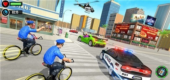 BMX自行车骑警追凶游戏截图2