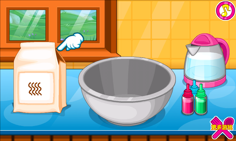 公主汉堡包制作游戏截图1