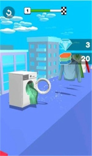 翻滚吧洗衣机游戏截图1