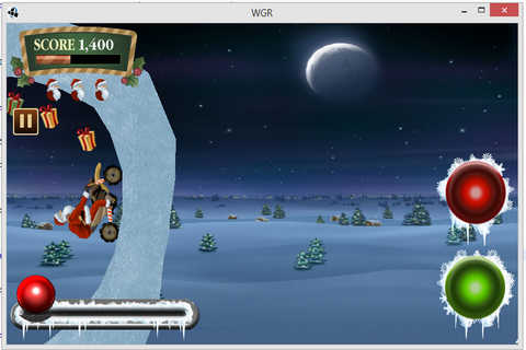 圣诞老人骑车-游戏截图2