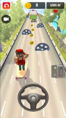 汽车无限跑酷游戏截图1