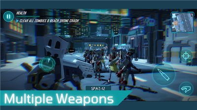 赛博朋克僵尸城市游戏截图3