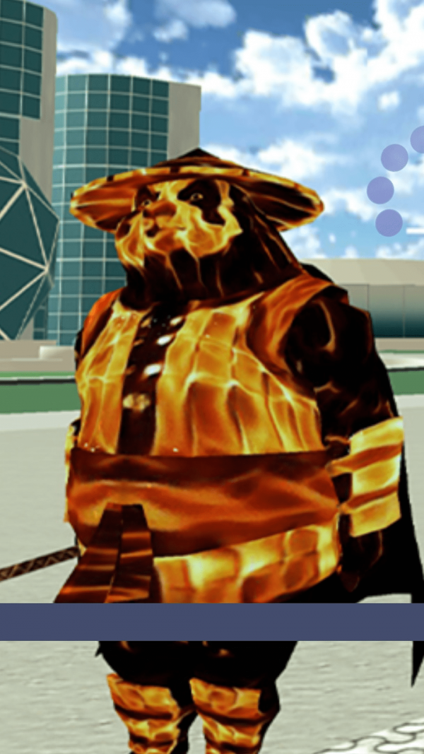 超级绳索英雄功夫熊猫游戏截图1