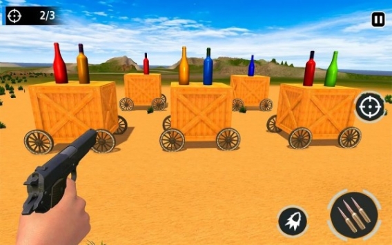 瓶子射击学院3D游戏截图1