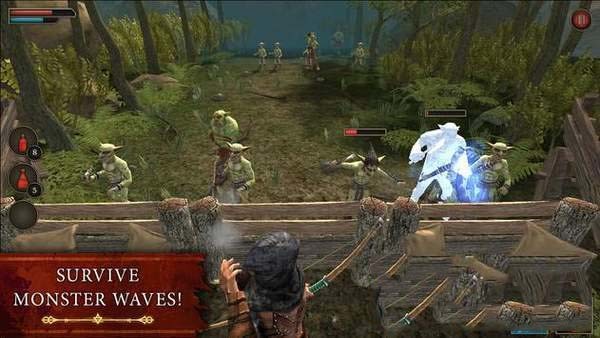 怪物生存防御者游戏截图1