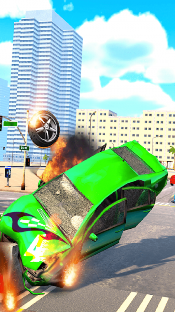 飞行警车模拟游戏截图1