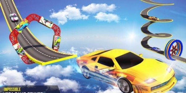 超级匝道汽车特技赛车游戏截图3