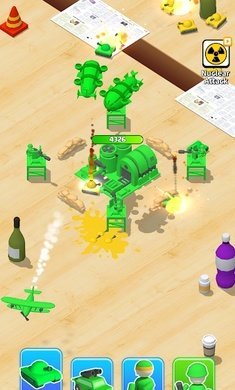 玩具军抽签防守游戏截图1