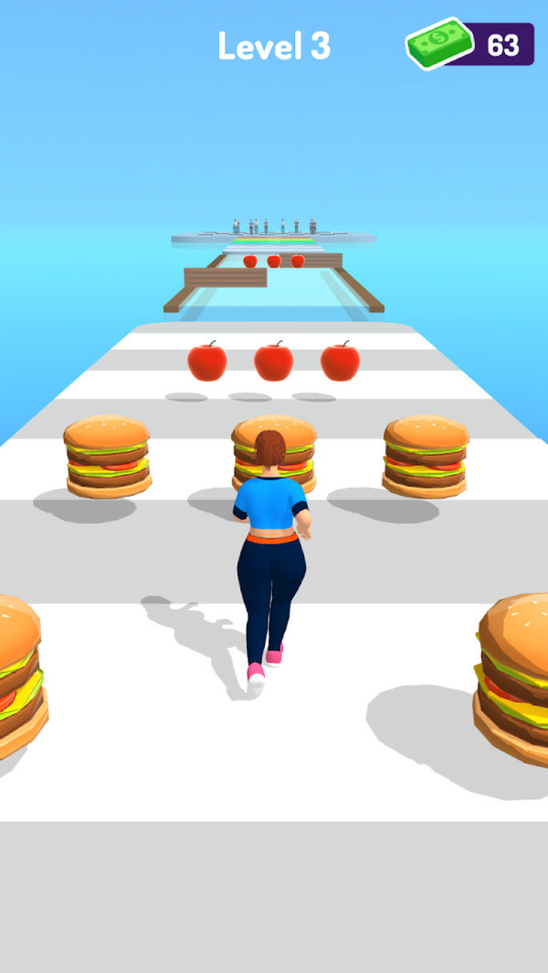 减肥靠苹果游戏截图3