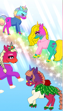 独角兽头像制作器游戏截图2