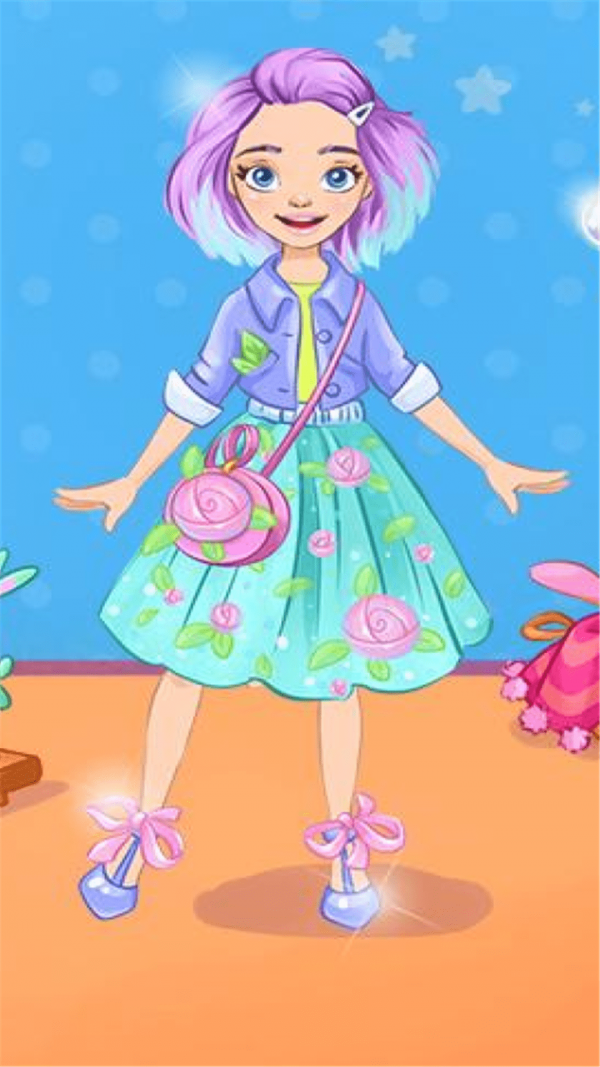 时尚女孩装扮游戏截图1