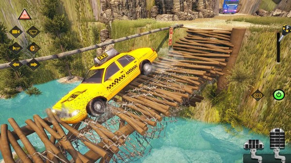 出租车驾驶特技游戏截图3