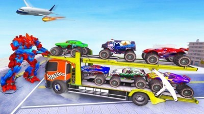 霸王龙变形机器人游戏截图3