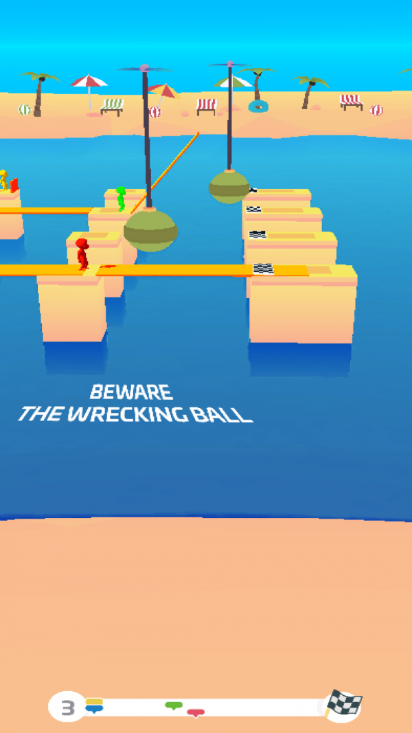 木桥赛跑3D游戏截图2