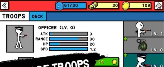 火柴人军队世界游戏截图2