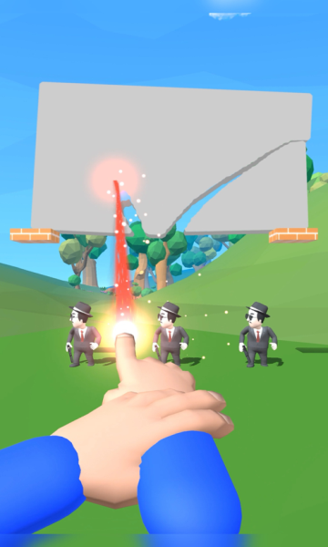 用激光打败敌人-游戏截图1