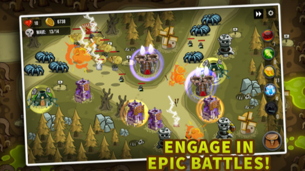 我的塔防世界游戏截图2