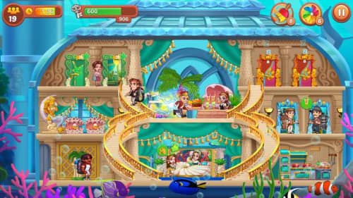 酒店和烹饪大亨游戏截图1