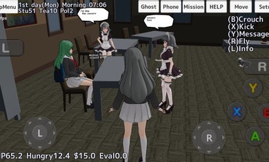 校园女生模拟器2021游戏截图2