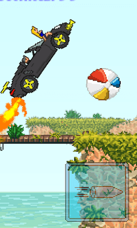 像素飞车足球联盟游戏截图1