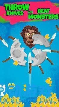 飞刀击中怪物游戏截图1