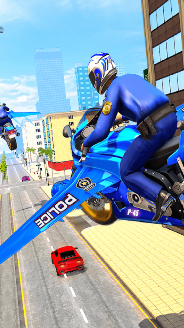 飞行警车模拟游戏截图3
