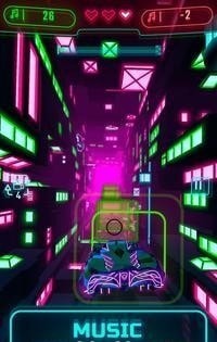 霓虹灯飞行汽车游戏截图2